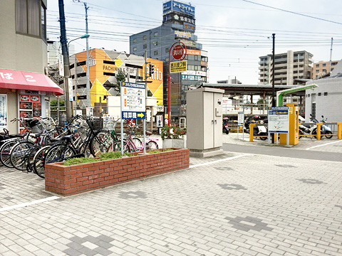 茨木市　JR茨木駅前広場自転車駐車場
